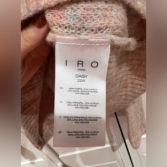 NWOT IRO Daisy Cowl Neck Sweater - Picture 8 of 10